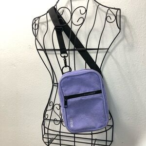 Brixley Corduroy Violet Crossbody Sling